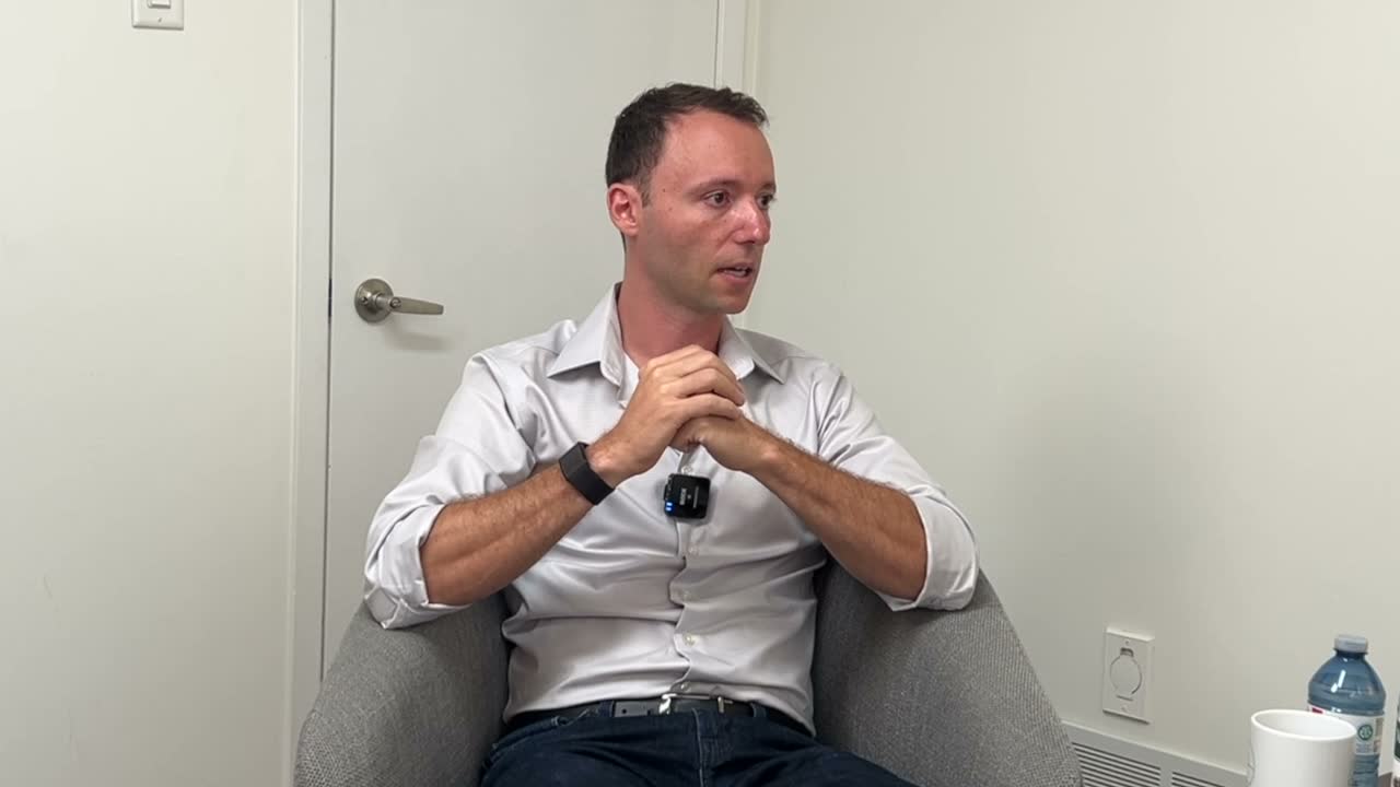 Adam Nadler walking through how a 20 percent down payment turns a 5 percent rise in a condo's value into a 25 percent return on cash
